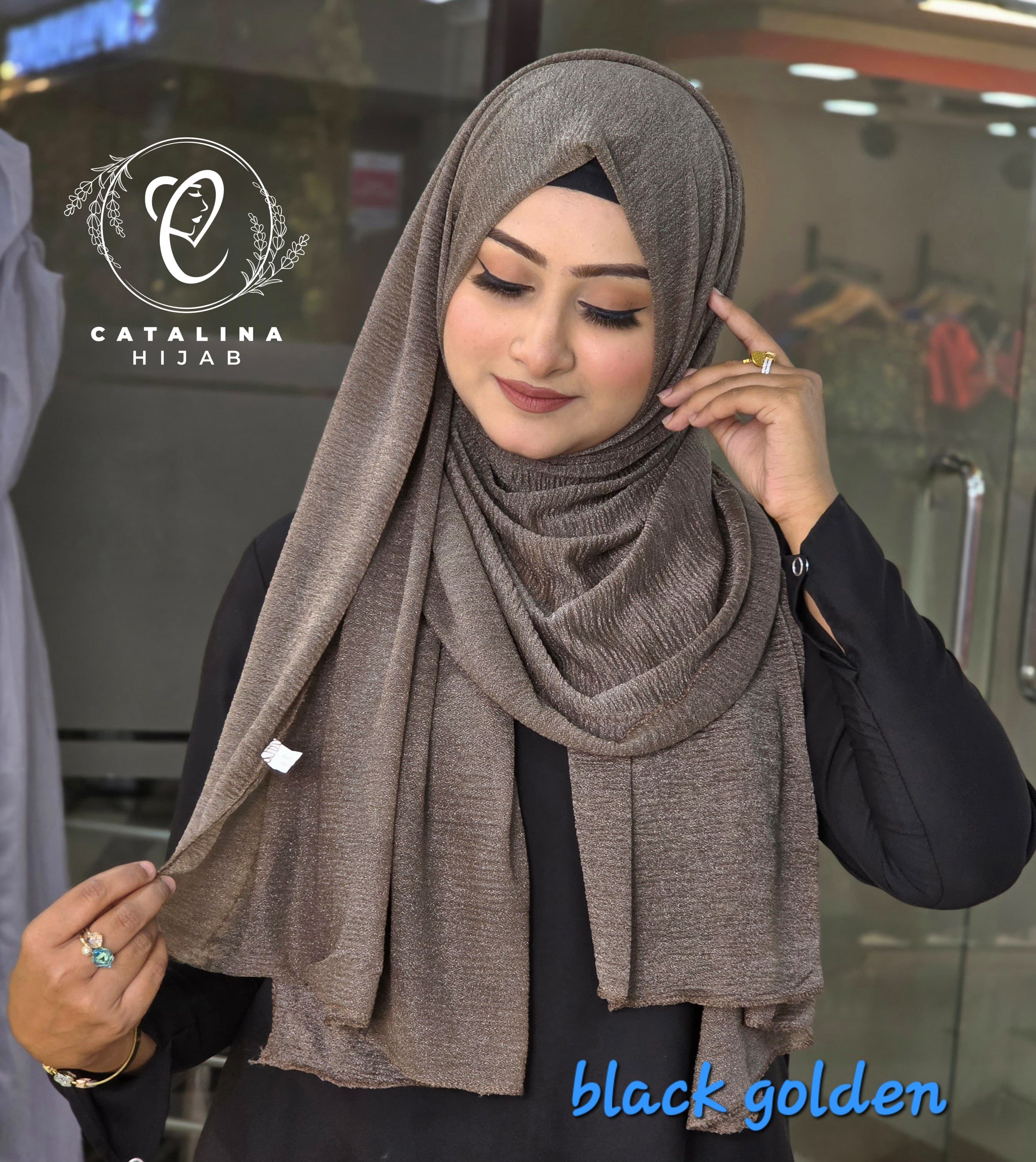 Shimery Jersy Cotton Hijab