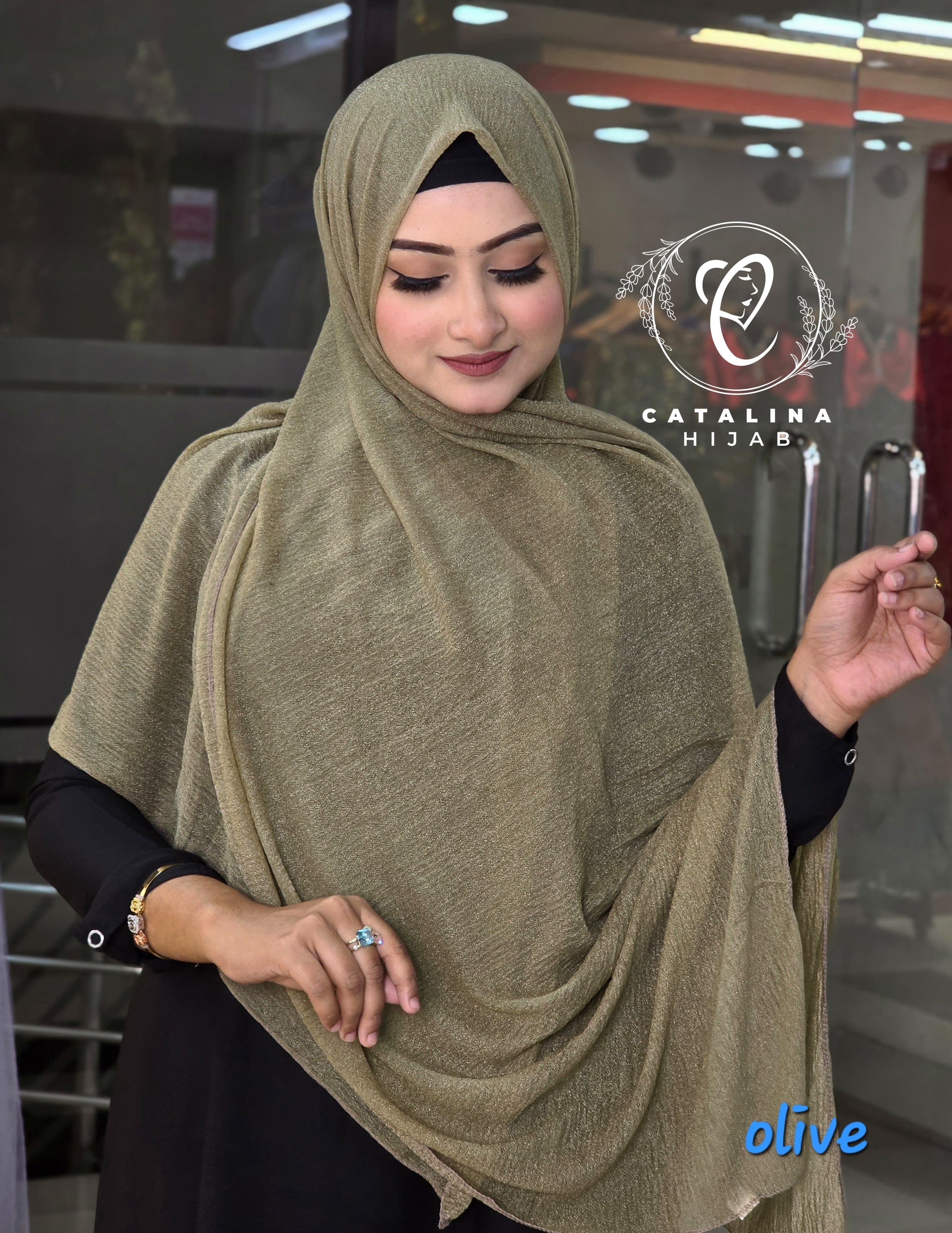 Shimery Jersy Cotton Hijab