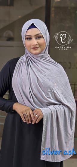Dubai Zircon Stone Hijab