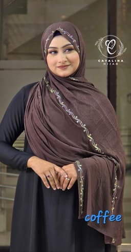 Dubai Zircon Stone Hijab