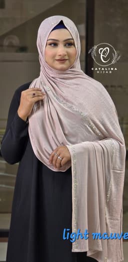 Dubai Zircon Stone Hijab
