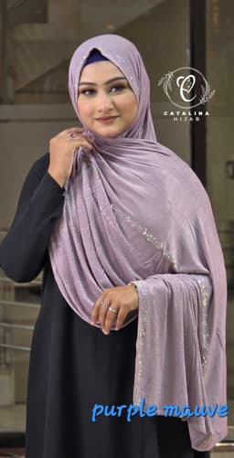 Dubai Zircon Stone Hijab