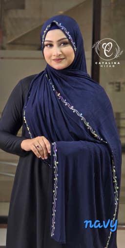 Dubai Zircon Stone Hijab