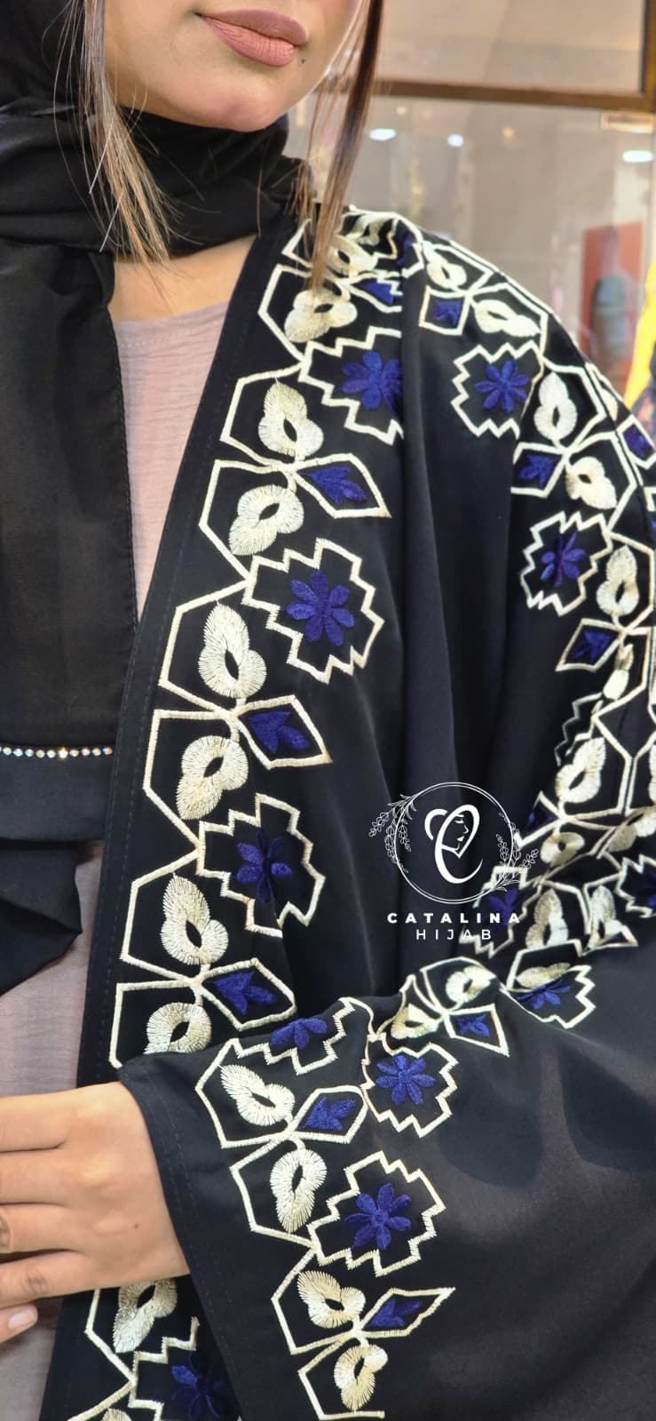 Original Embroidered Dubai Abaya