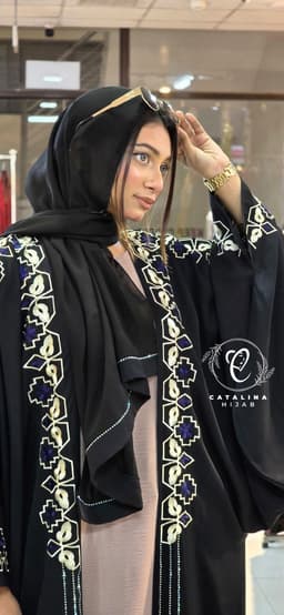 Original Embroidered Dubai Abaya