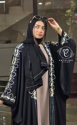 Original Embroidered Dubai Abaya