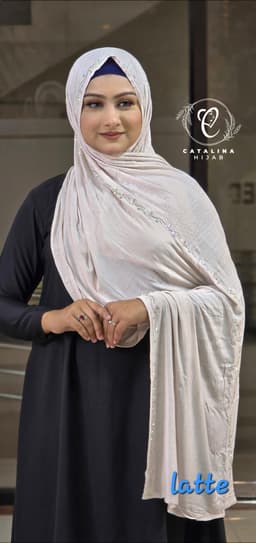 Dubai Zircon Stone Hijab