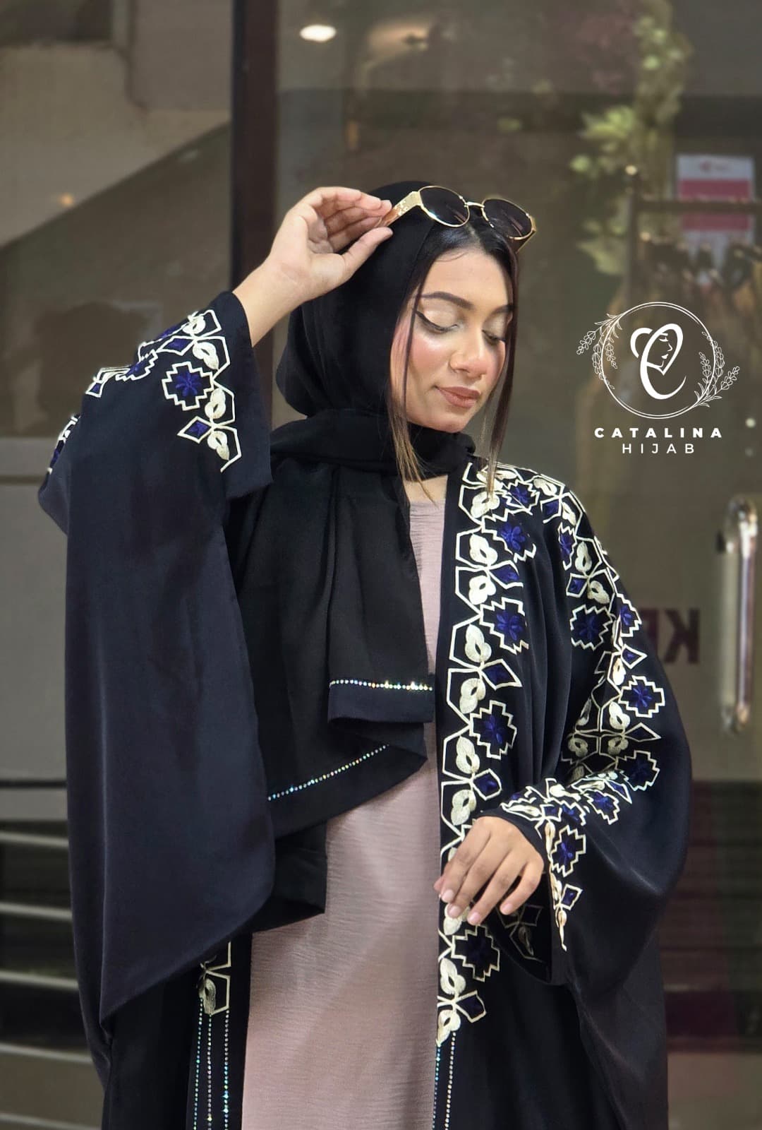 Original Embroidered Dubai Abaya