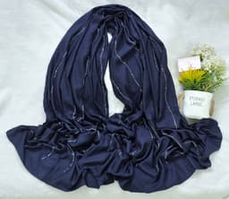 Bubbly soft stone work cotton hijab