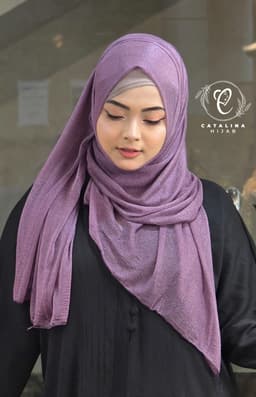 Shimery Jersey Cotton Hijab