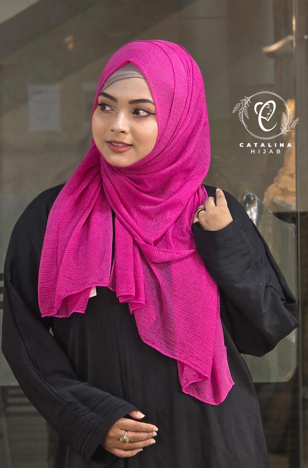 Shimery Jersey Cotton Hijab
