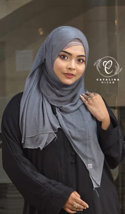 Shimery Jersey Cotton Hijab