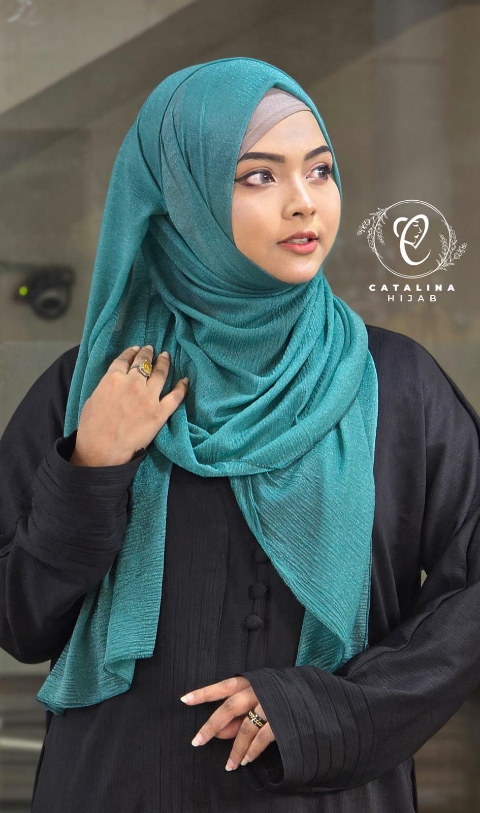 Shimery Jersey Cotton Hijab