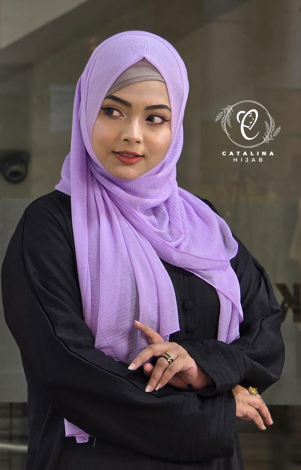 Shimery Jersey Cotton Hijab