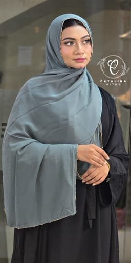 Italian Crape Silk Hijab