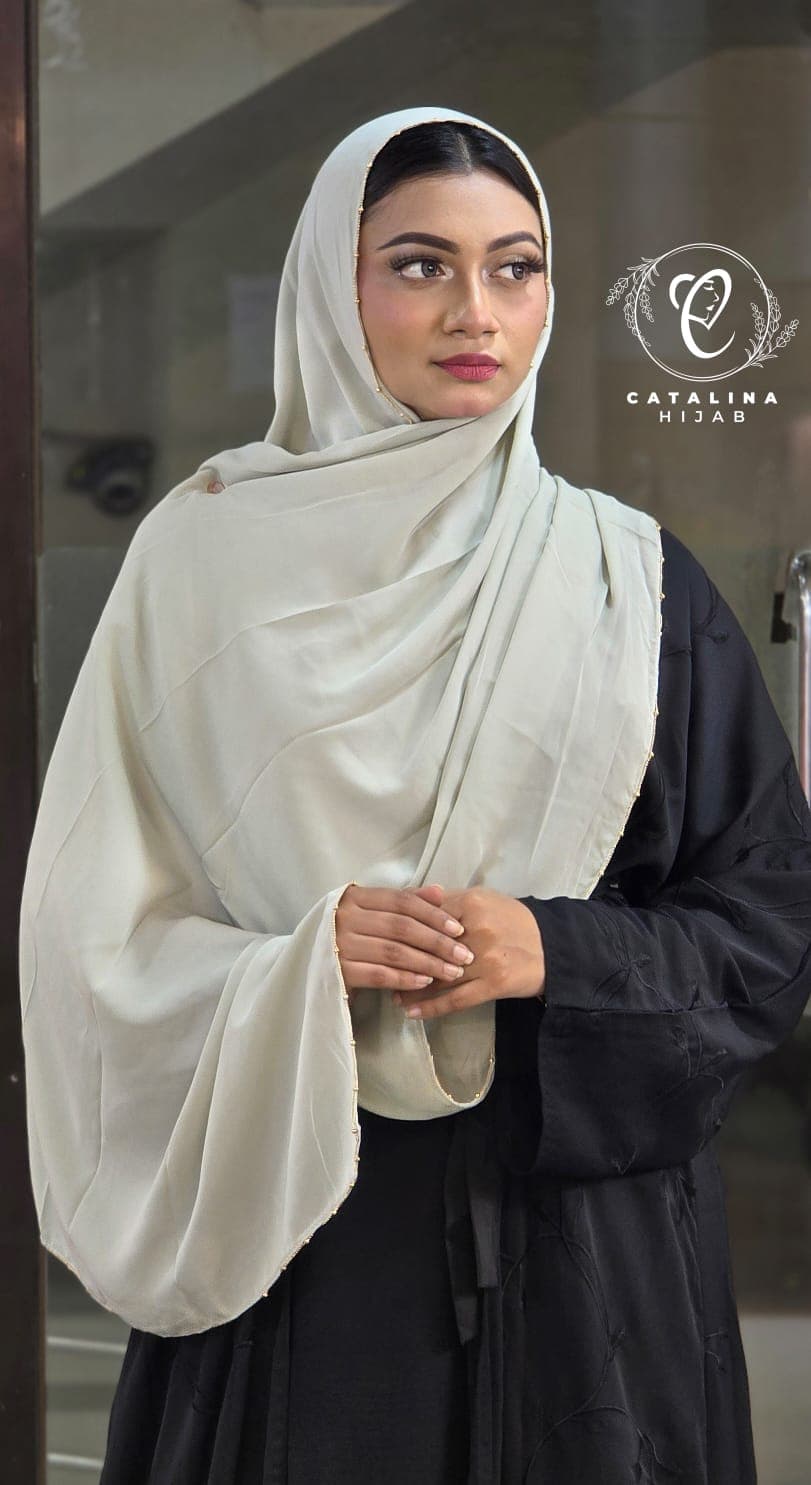 Italian Crape Silk Hijab