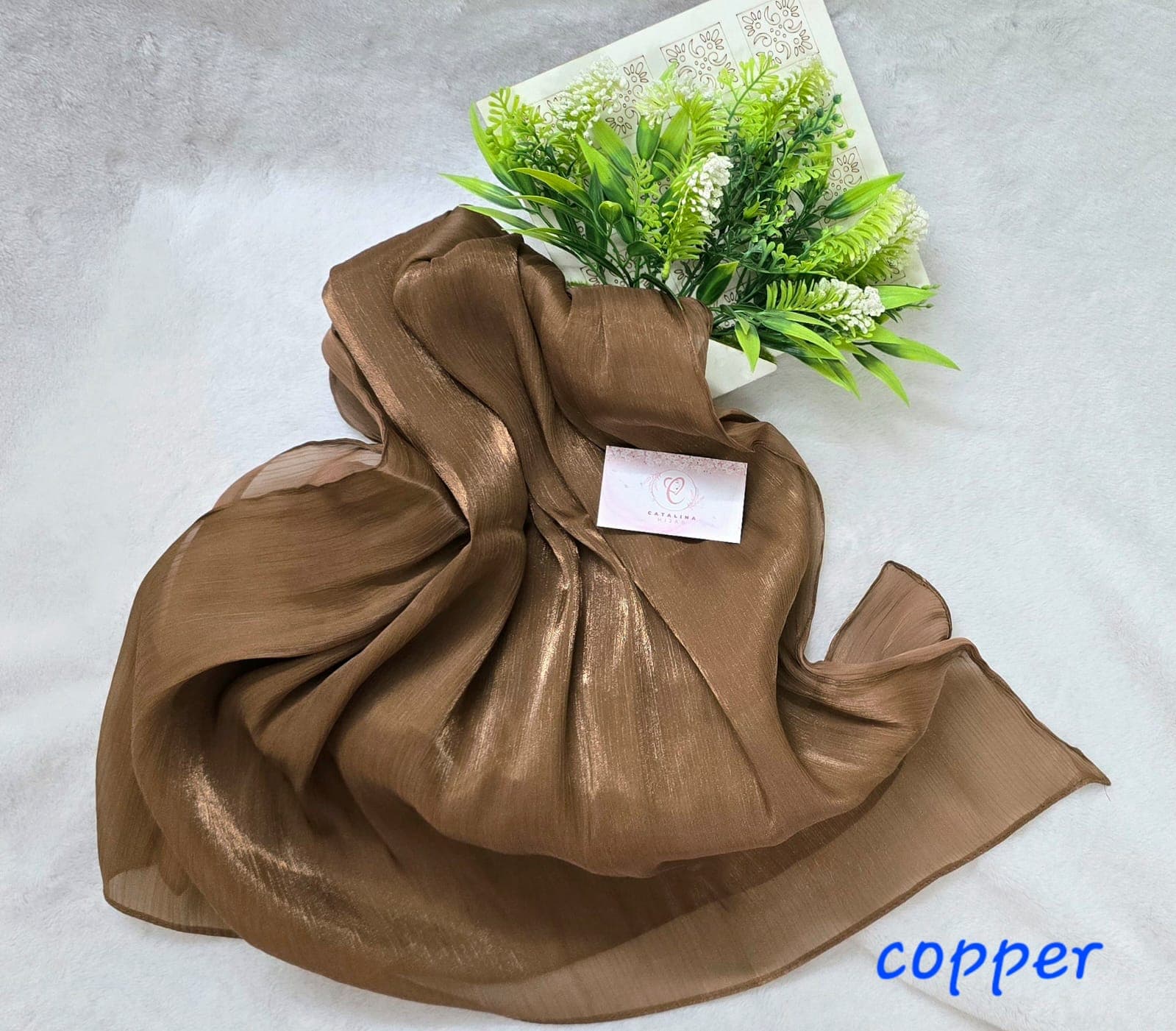 Shinny Sparkling Silk Hijab