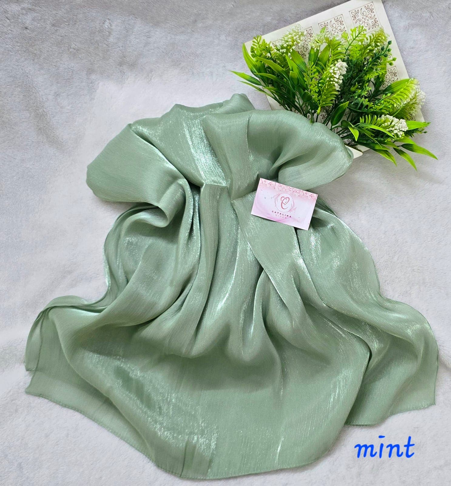 Shinny Sparkling Silk Hijab