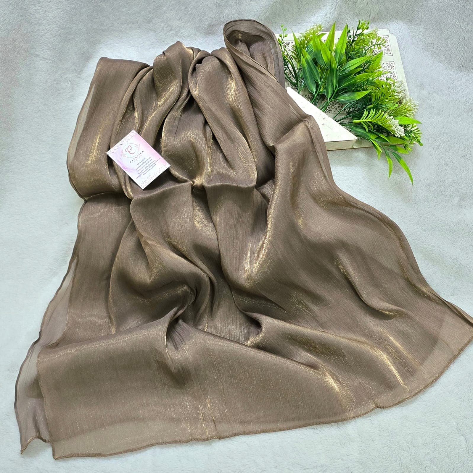 Shinny Sparkling Silk Hijab