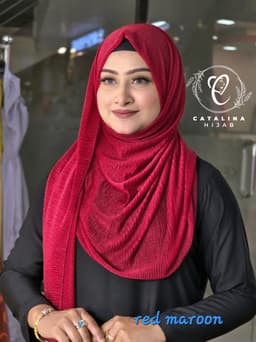 Shimery Jersey Cotton Hijab
