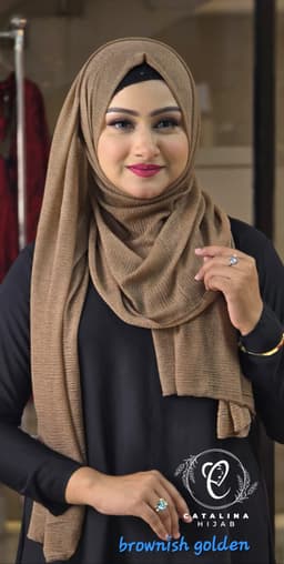 Shimery Jersey Cotton Hijab