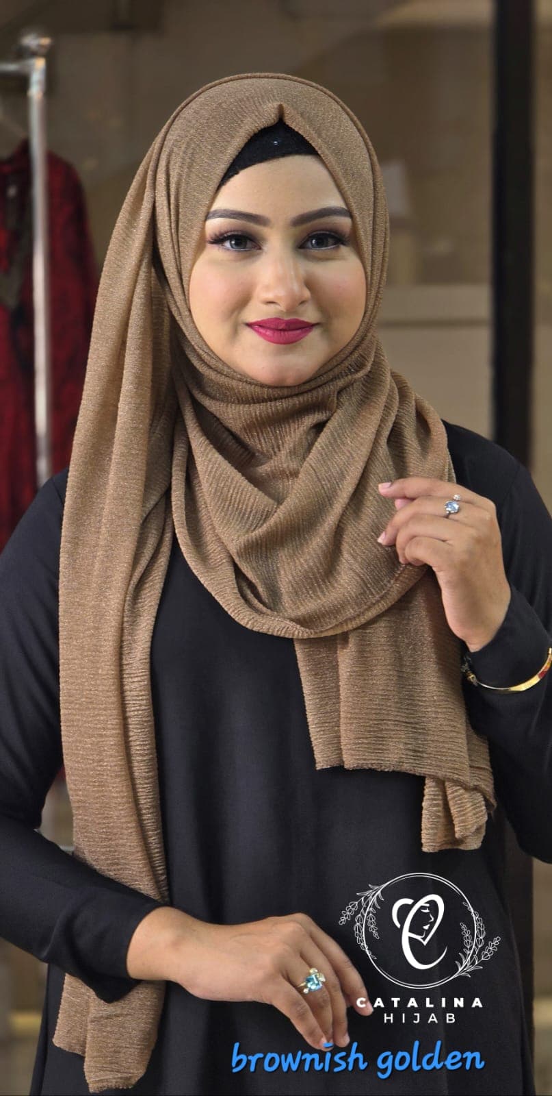 Shimery Jersey Cotton Hijab