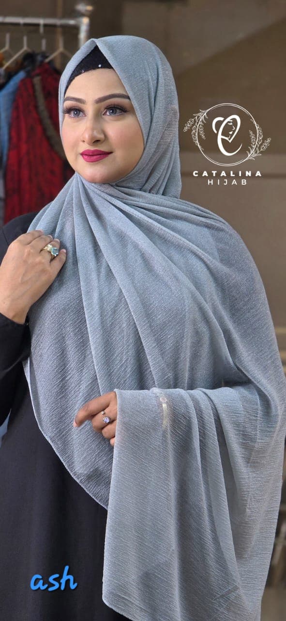 Shimery Jersey Cotton Hijab