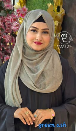 Shimery Jersey Cotton Hijab