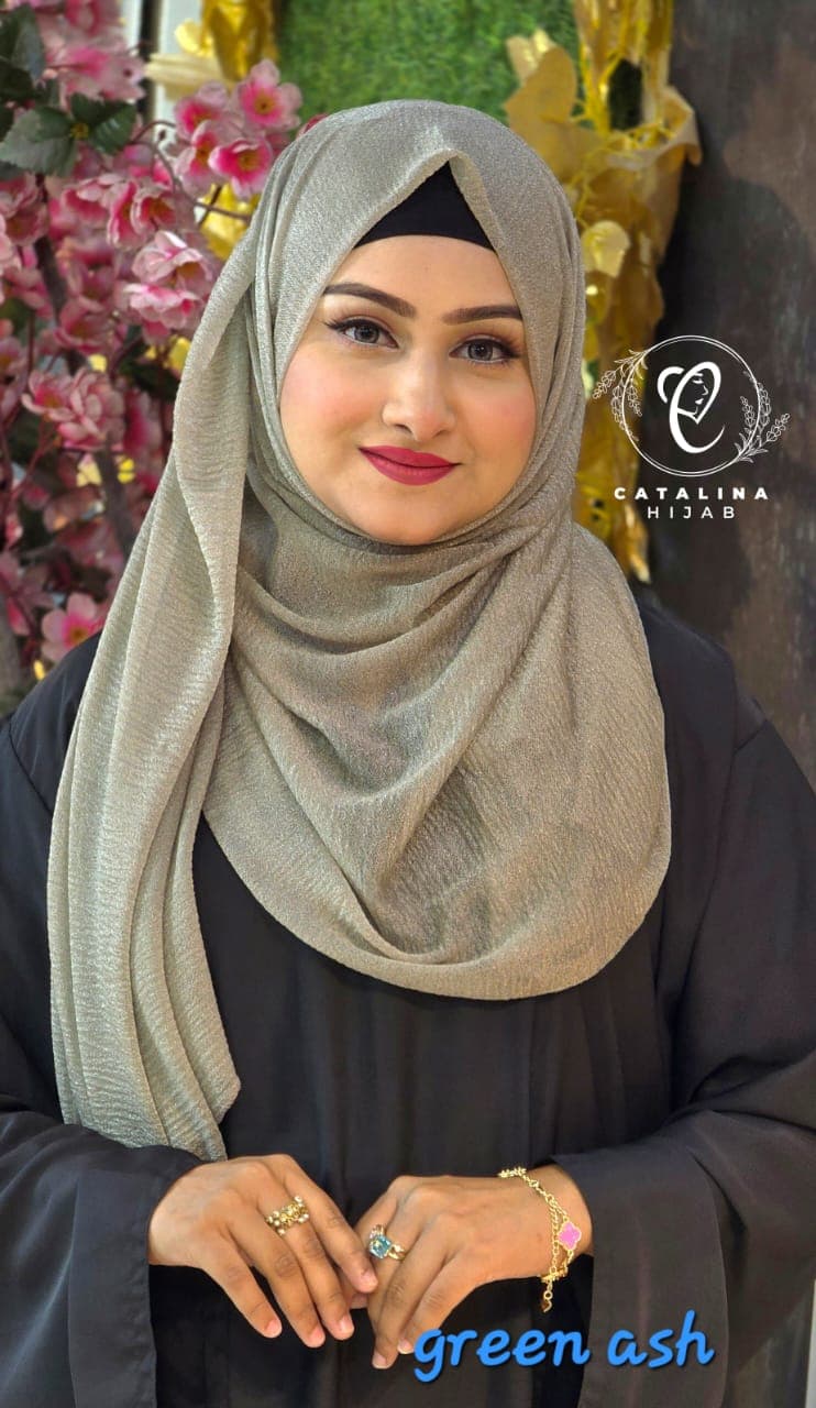 Shimery Jersey Cotton Hijab