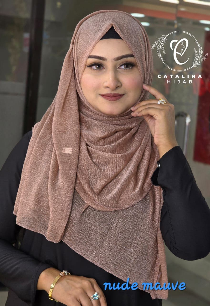 Shimery Jersey Cotton Hijab