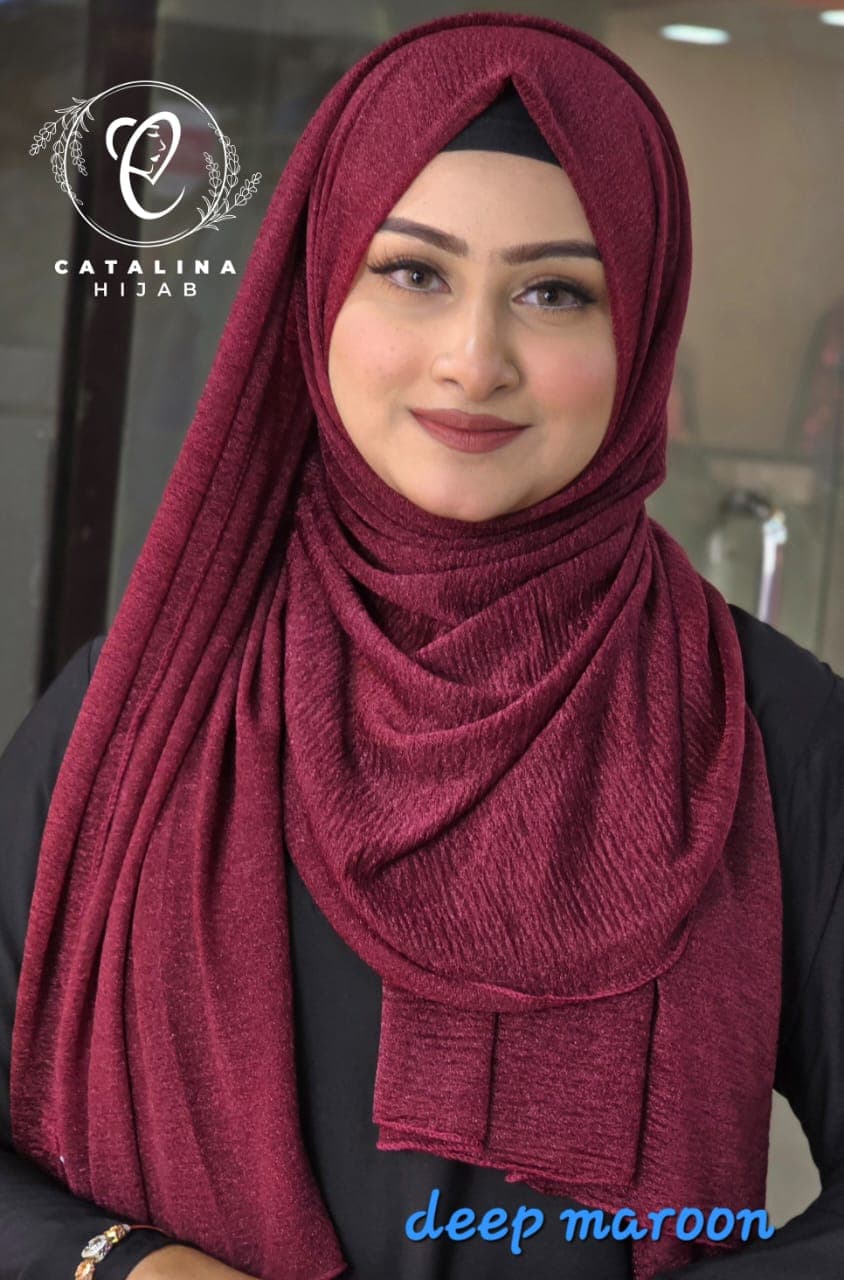 Shimery Jersey Cotton Hijab